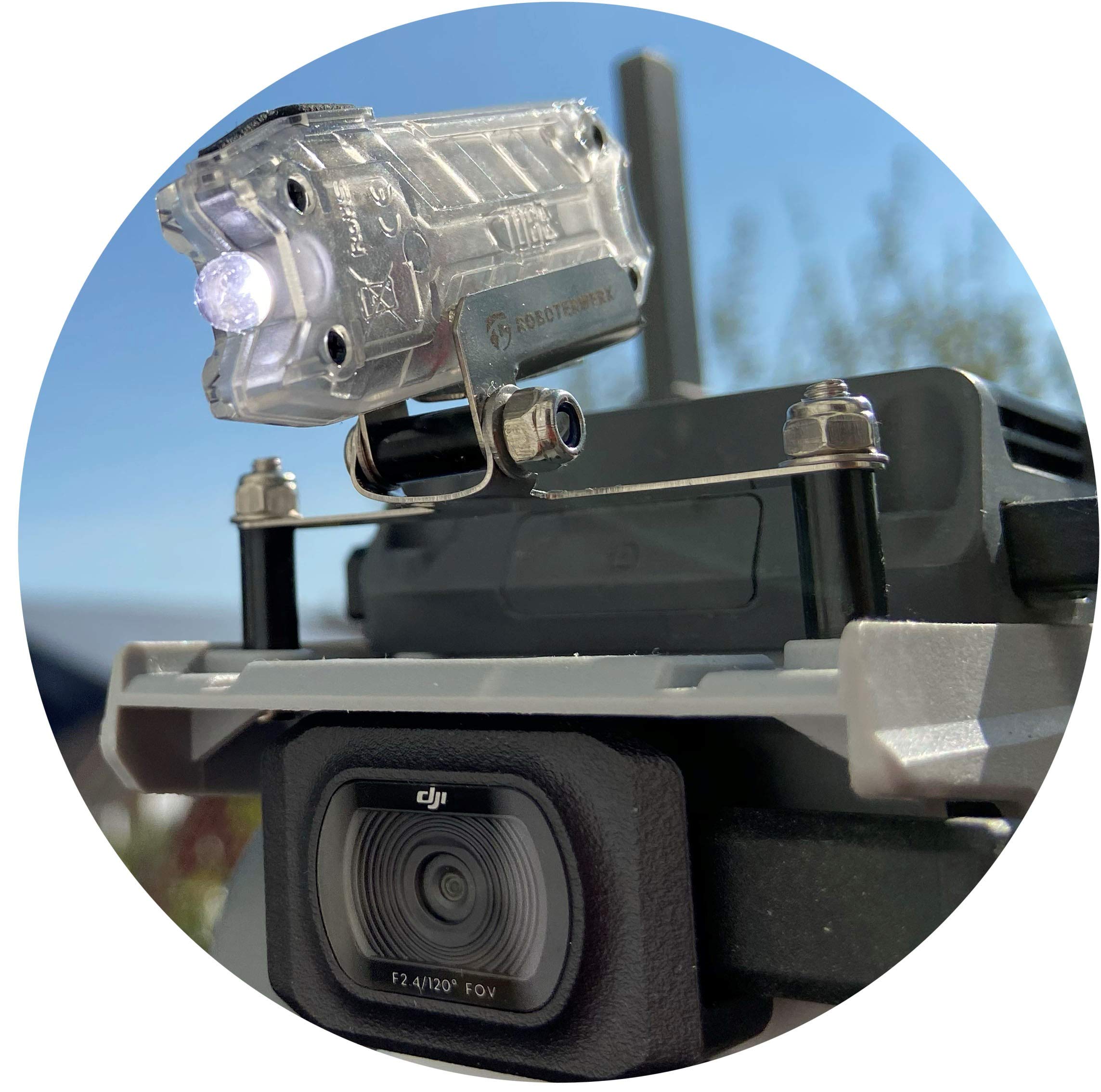 Roboterwerk SELFIE Robomaster S1, Led flashlight, up to 55 lumen, tiltable