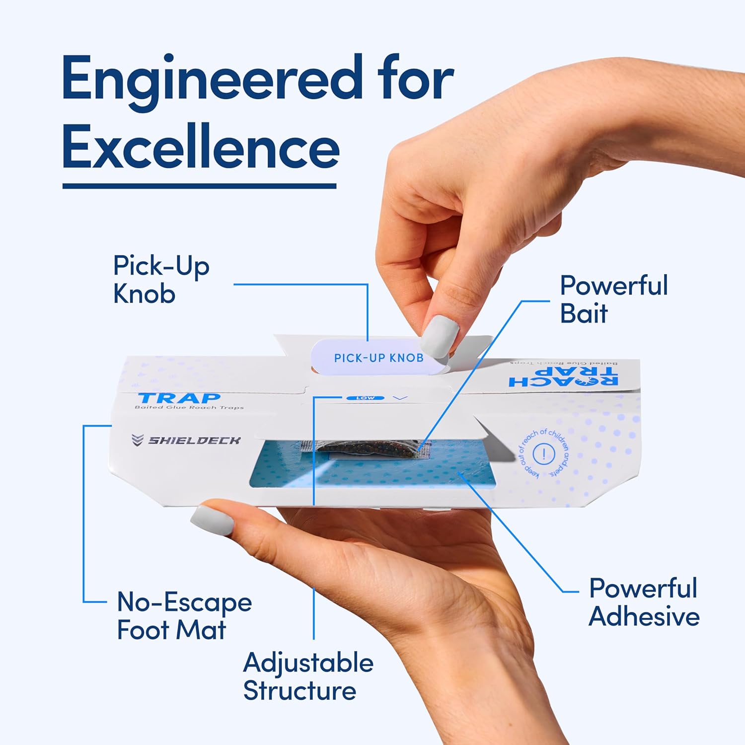 Say Goodbye to Pests: Shieldeck 12-Pack Indoor Roach Traps Reviewed!