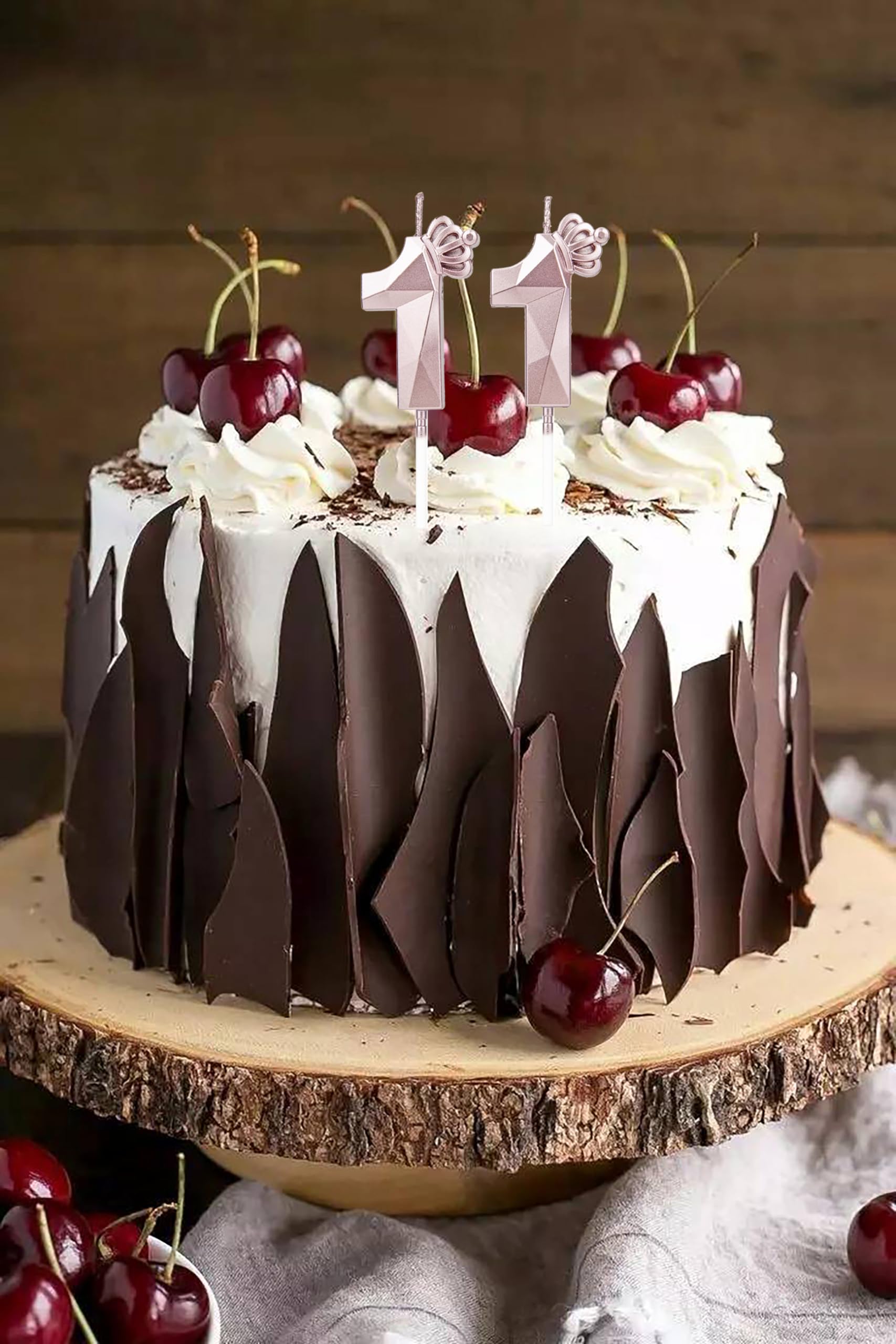 Or Profond Bougies D'anniversaire En Forme De Chiffre 11, 4D Bougies Or Profond Décoration De Gâteau,décoration De Gâteau Pour Fête D'anniversaire, Mariage,bougie D'anniversaire Pour Gâteau