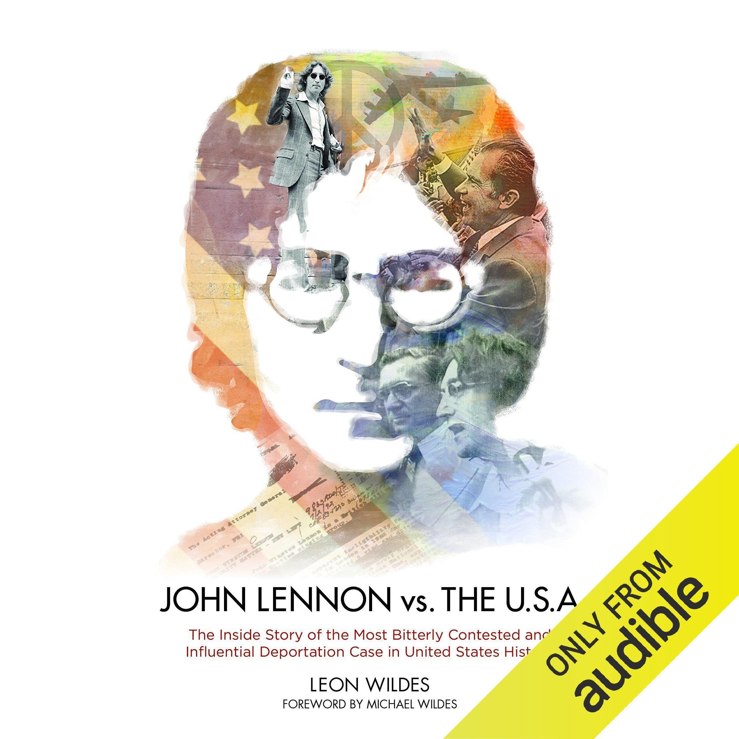 Cover art for John Lennon vs. the USA
