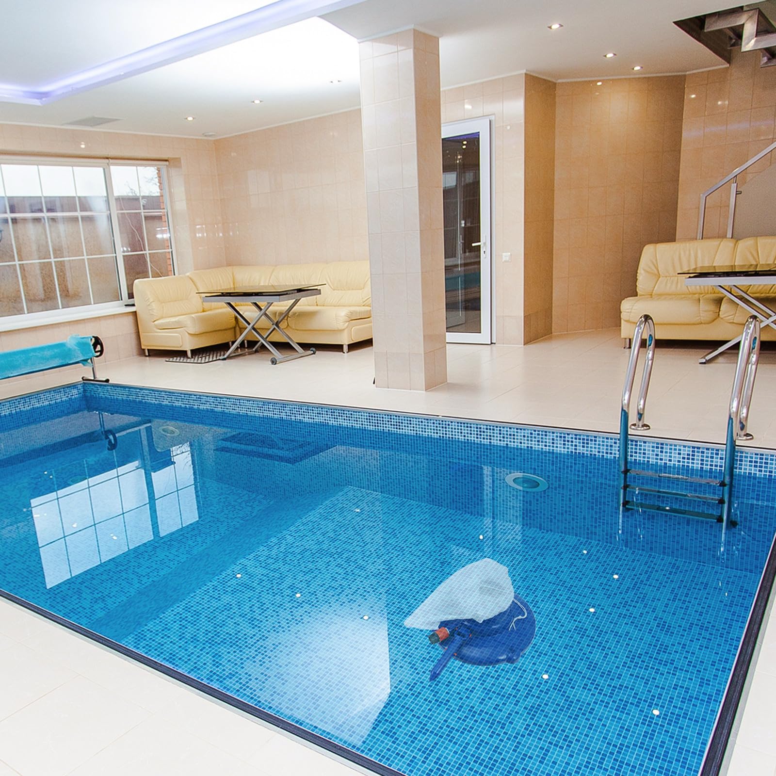Tête D’aspiration Portable pour Piscine, Nettoyage Sous-marin Léger