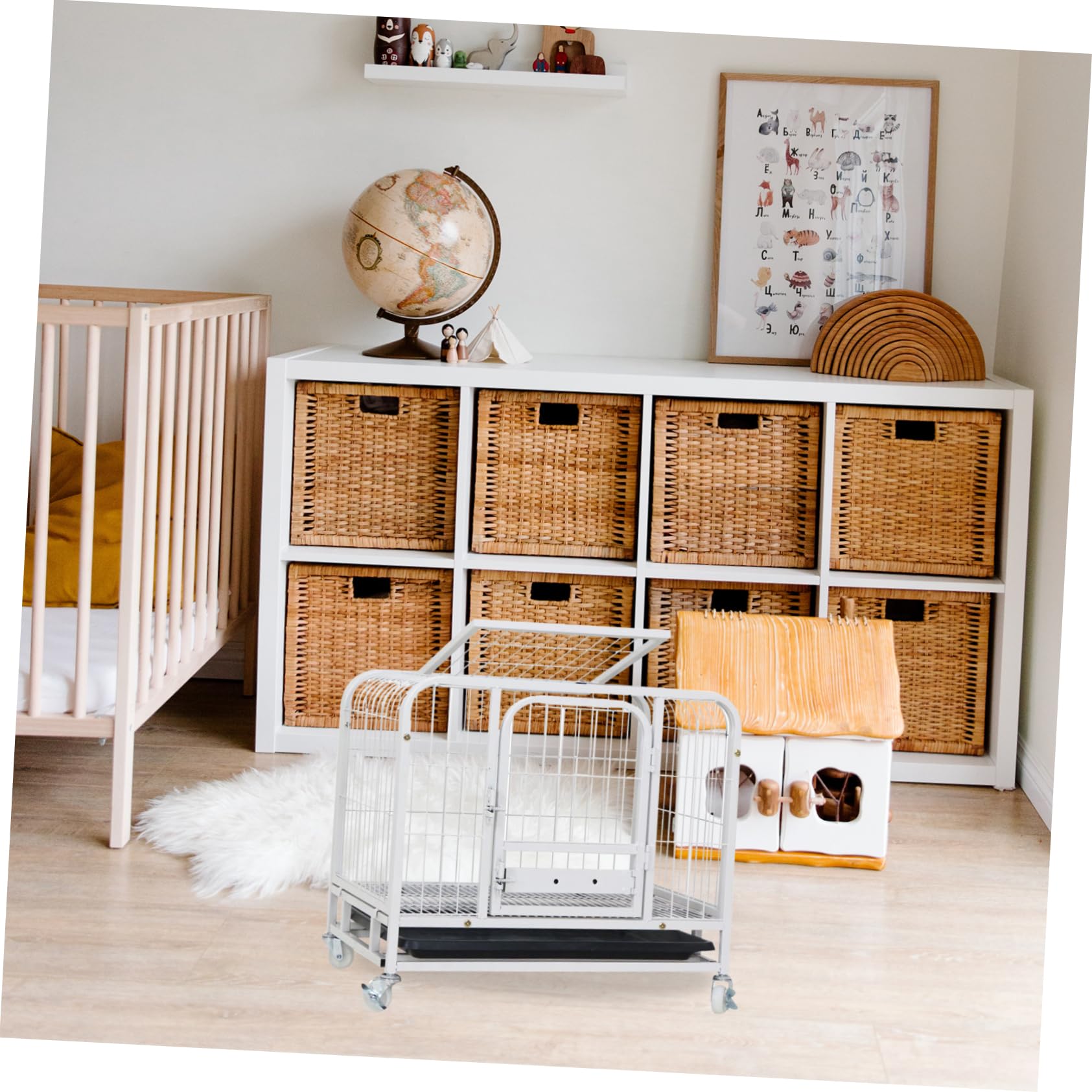 Mipcase Pet Poop Pans Take The Urine Tray Household Pet Potty Dog Crate Pad Easy to Clean for Dog Crates