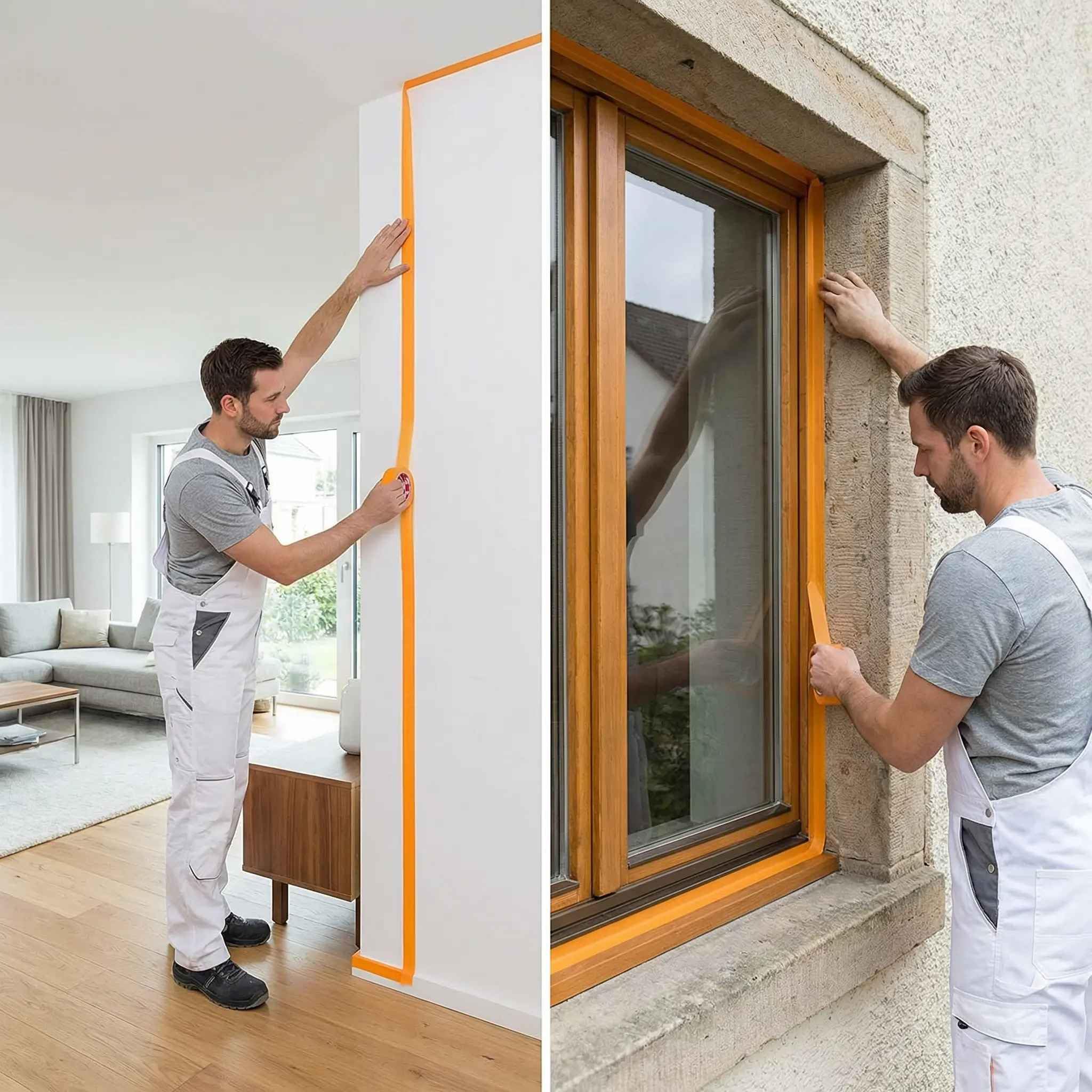 Kip 3608-24 WASHI-TEC złota krepa 24 mm x 50 m pomarańczowa