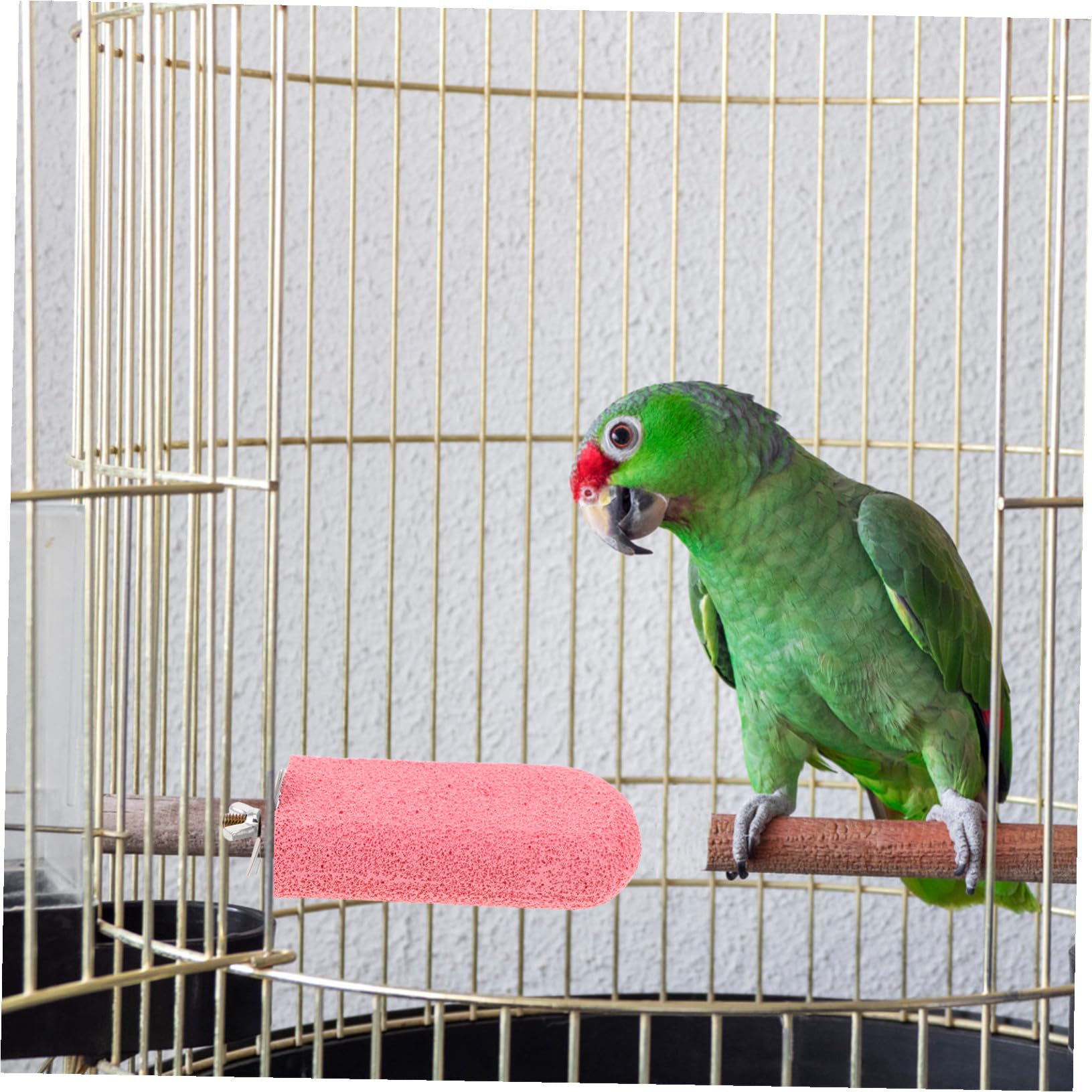 3 Pezzi Posatoio per pappagalli colorato con superficie antiscivolo per gabbia, accessori per pappagalli e parrocchetti per cura delle unghie, allenamento e arrampicata