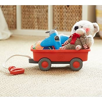 Green Toys (グリーントイズ) ワゴン dwos6rj Amazon.com: Green Toys Wagon, Orange CB - Pretend Play