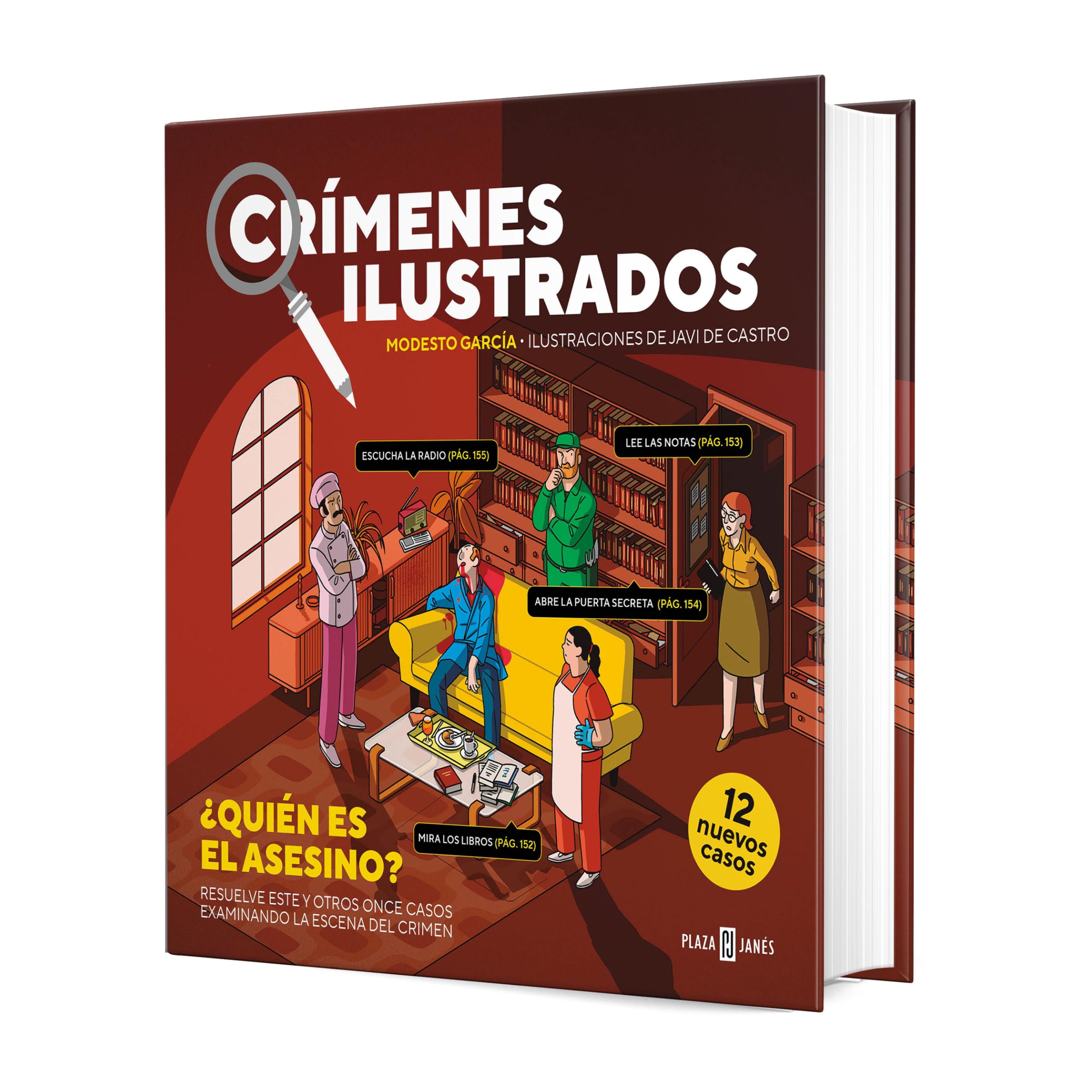 Crímenes ilustrados - ¿Quién es el asesino?: Resuelve este y otros once casos examinando la escena del crimen (Obras diversas)