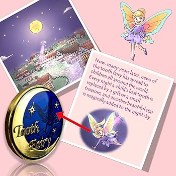 Aazon.co: Zawix Wooden Tooth Fairy Box - Cute 3D Carved Dropped