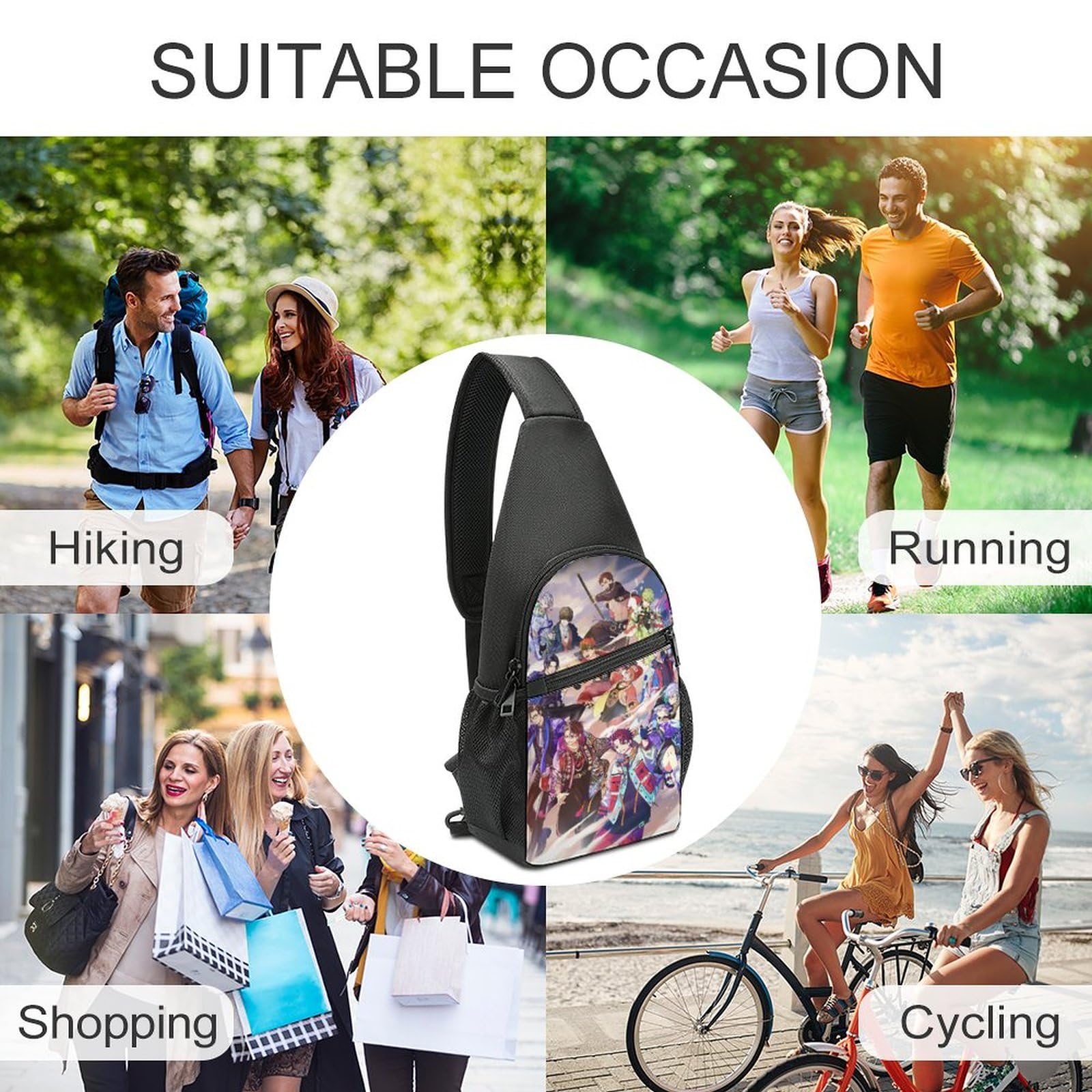 Amazon.co.jp: Paradox Live THE ANIMATION人気 斜胸包 斜めがけバッグ