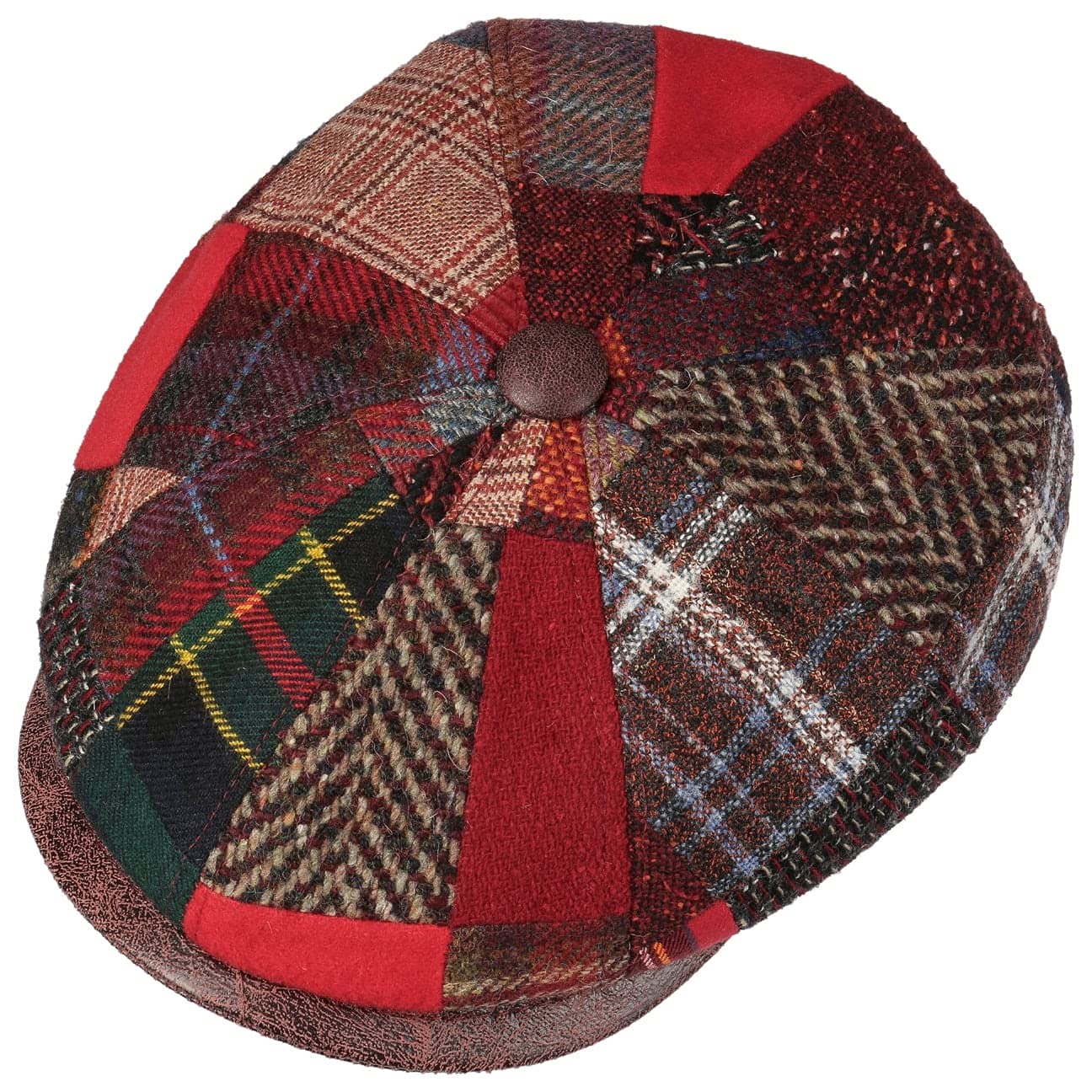 LIERYS Carlento Coppola Patchwork Prodotto in Italia Uomo Autunno Inverno