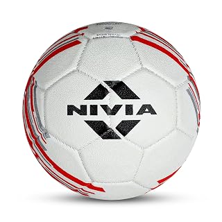 Nivia Country Colour Football (England)/Rubberized Moulded/Suitable for Hard Ground Without Grass, Wet & Grassy Ground & Artificial Turf/Training Ball/Soccer Ball/Size - 3 (Multicolour)