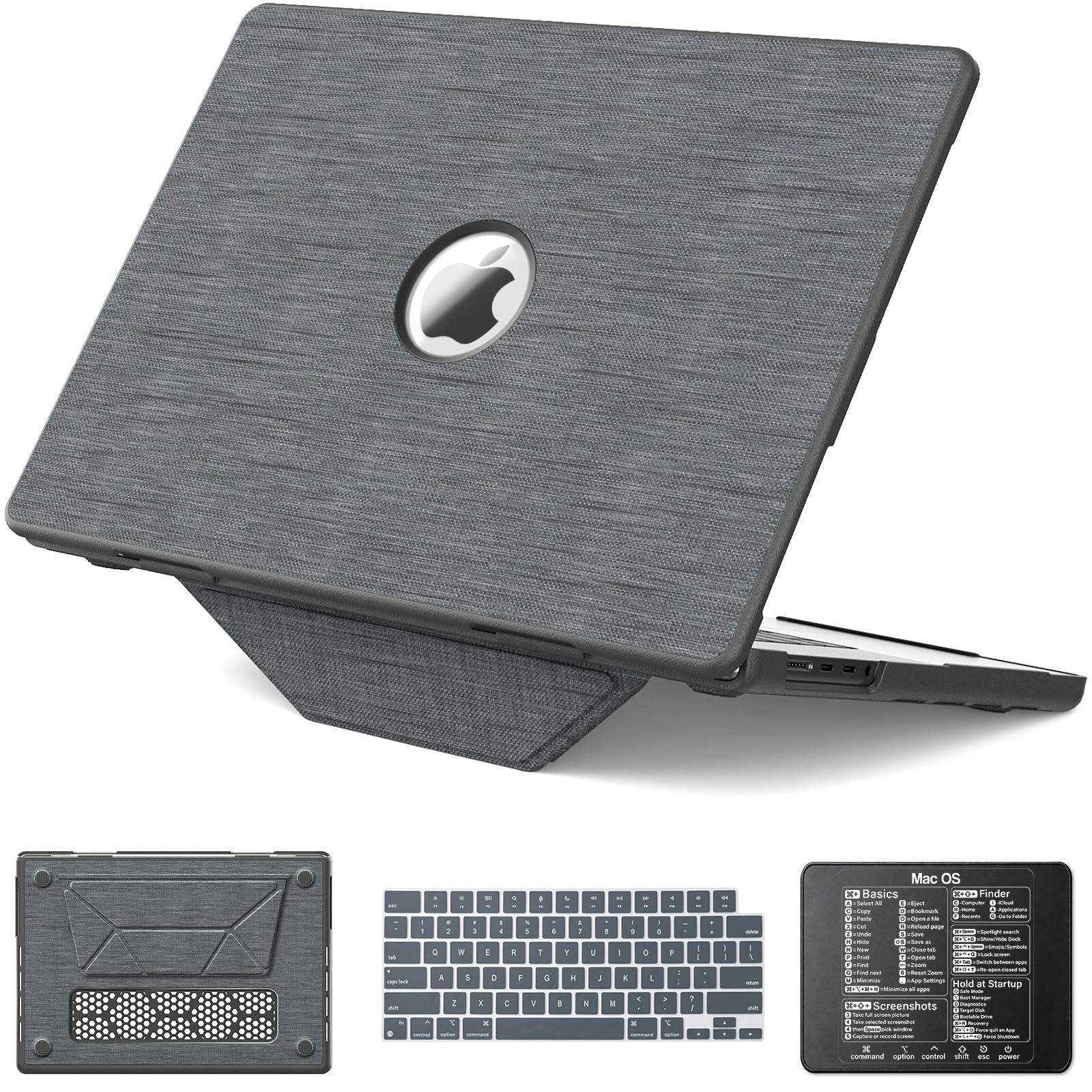 KAIJIAbox Case for MacBook PRO 16 Inch Case,Foldable Stand and