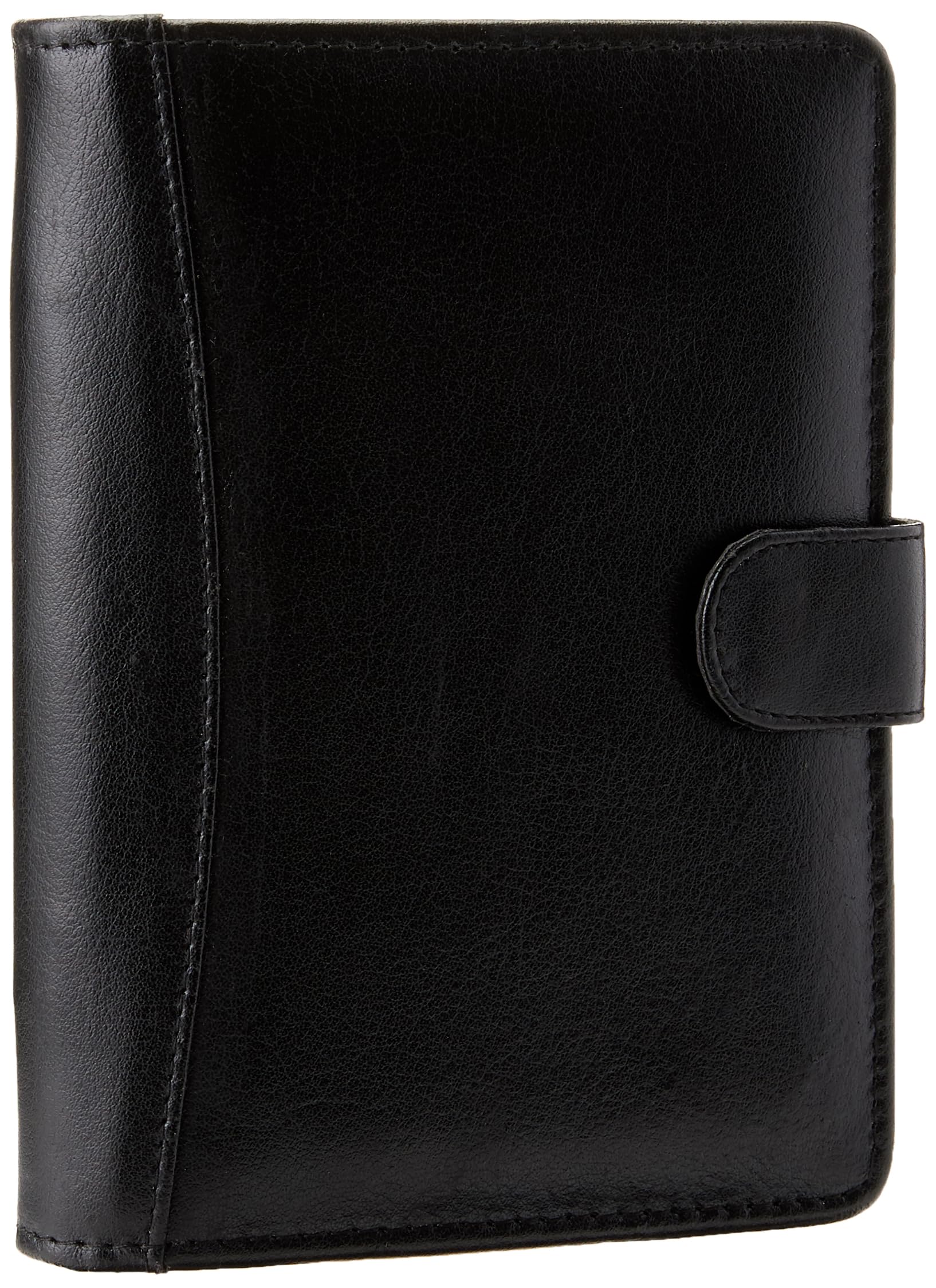 Cescahide A6 Leather Personal Organiser with Strap - Black 2022