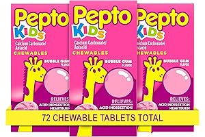 Pepto for Kids: Chewable Tablets for Heartburn and Stomach Relief