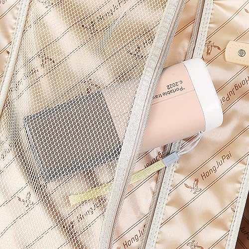 Miniatura 5 de Soporte portátil para cepillos de dientes de viaje, juego de pasta de dientes con taza, estuche multifunción para cepillos de dientes para viajes,