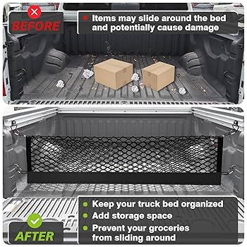 Amazon.com: Muslogy Truck Bed Cargo Net Compatible with