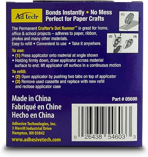 Miniatura 4 de AdTech Dot Glue Runner-Case Pack, PURPLE 12 Pack