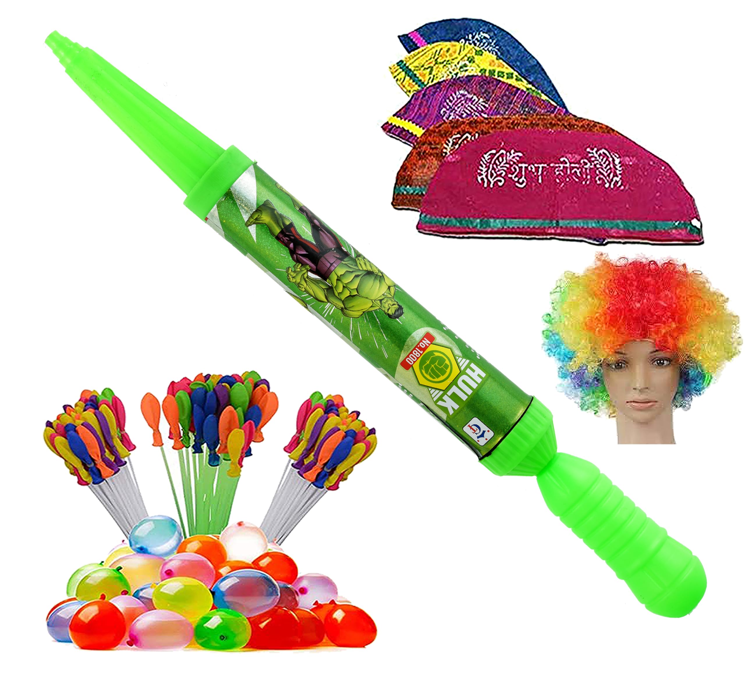 Brown Leaf Small Pipe Pressure Gun Holi Pichkari Water Tank Water Gun Pichkari Toy for Kids Holi & Summer Pool Party Fun (1 Pichkari 3 Magic Balloon 10 Holi Cap 1 Malinga Wig) (B0CVXHW484) Amazon Price History, Amazon Price Tracker