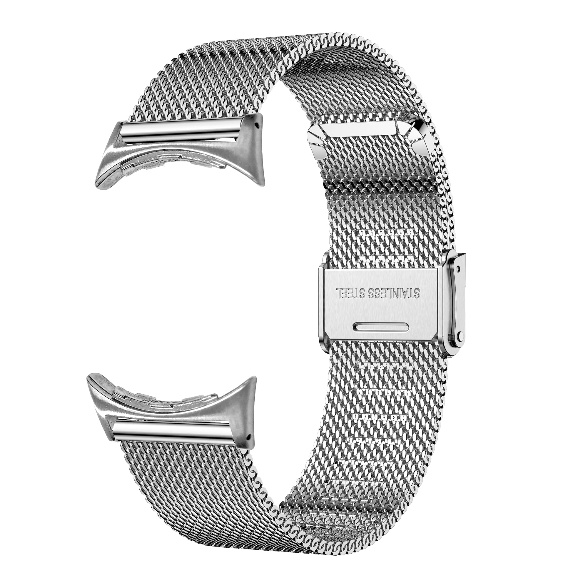 Bracelet de rechange pour Pixel Watch 3, maille en acier inoxydable pour homme et femme, accessoire de rechange compatible avec Google 45 mm