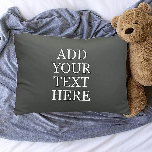 Miniatura 7 de Fundas de almohada personalizadas para niños pequeños de 13 x 18 pulgadas, funda de almohada de microfibra cepillada súper suave y acogedora con