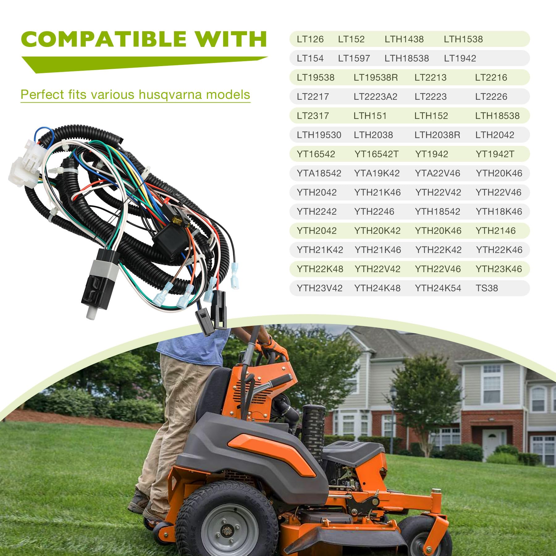 Amazon.co.jp: 配線ハーネス Husqvarna Jonsered AYP Sears Craftsman 