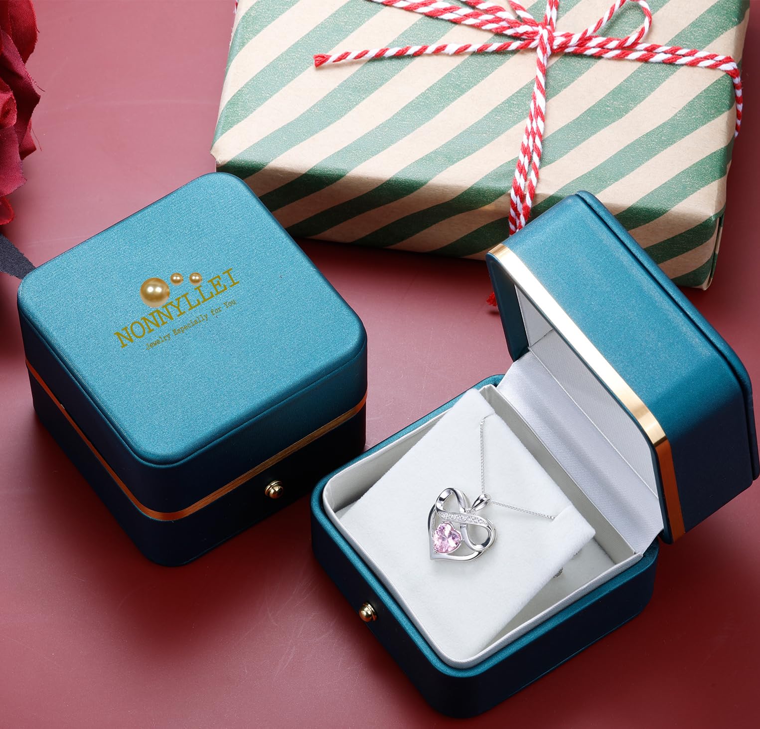 Collana con ciondolo a forma di cuore infinito, regali per la festa della mamma donna moglie anniversario compleanno natale gioielli regali San Valentino per lei