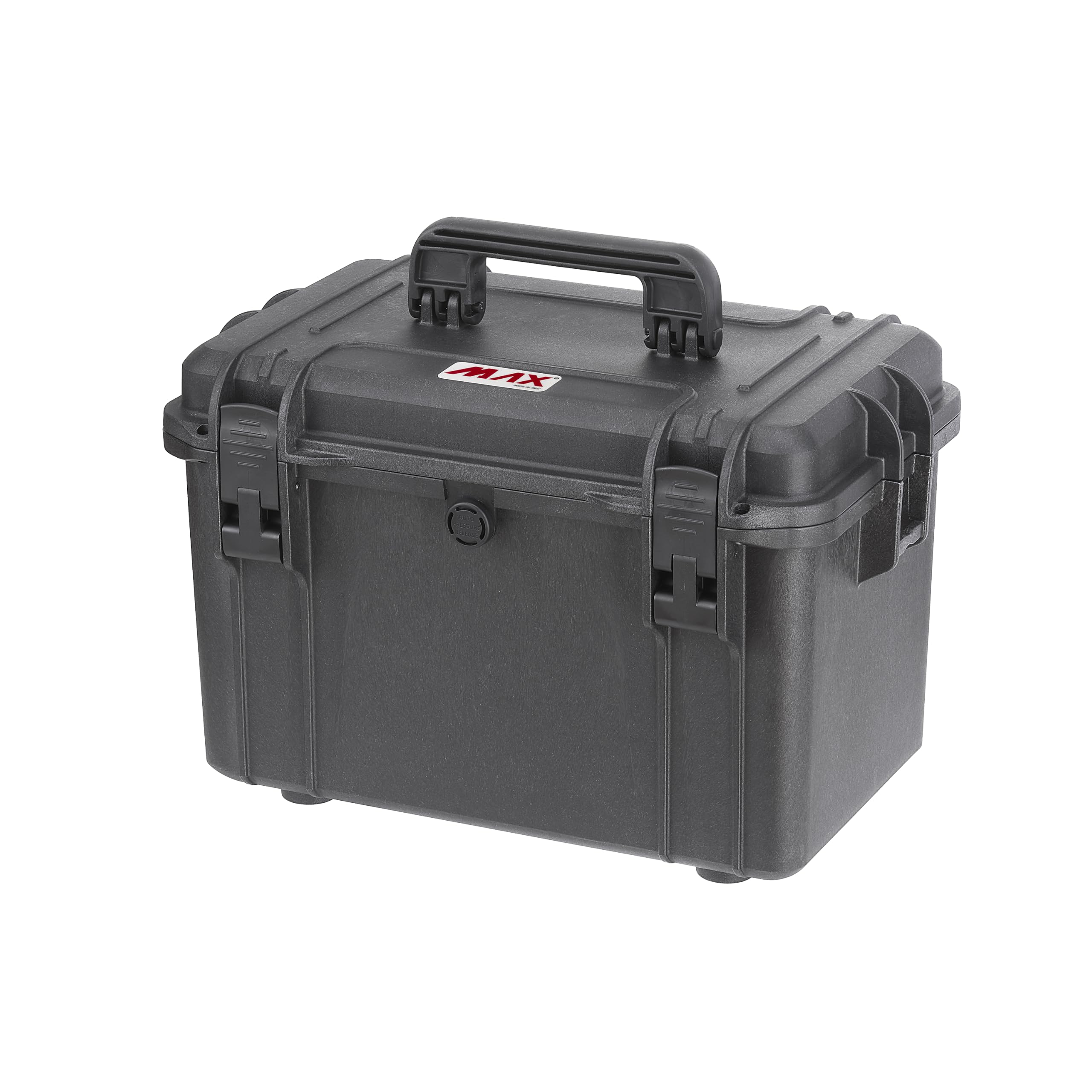 Max Cases MAX400S.079, Negro - Maleta hermética con espuma pre-cortada a cubetas - dimensiones internas 400 x 230 x 260 mm