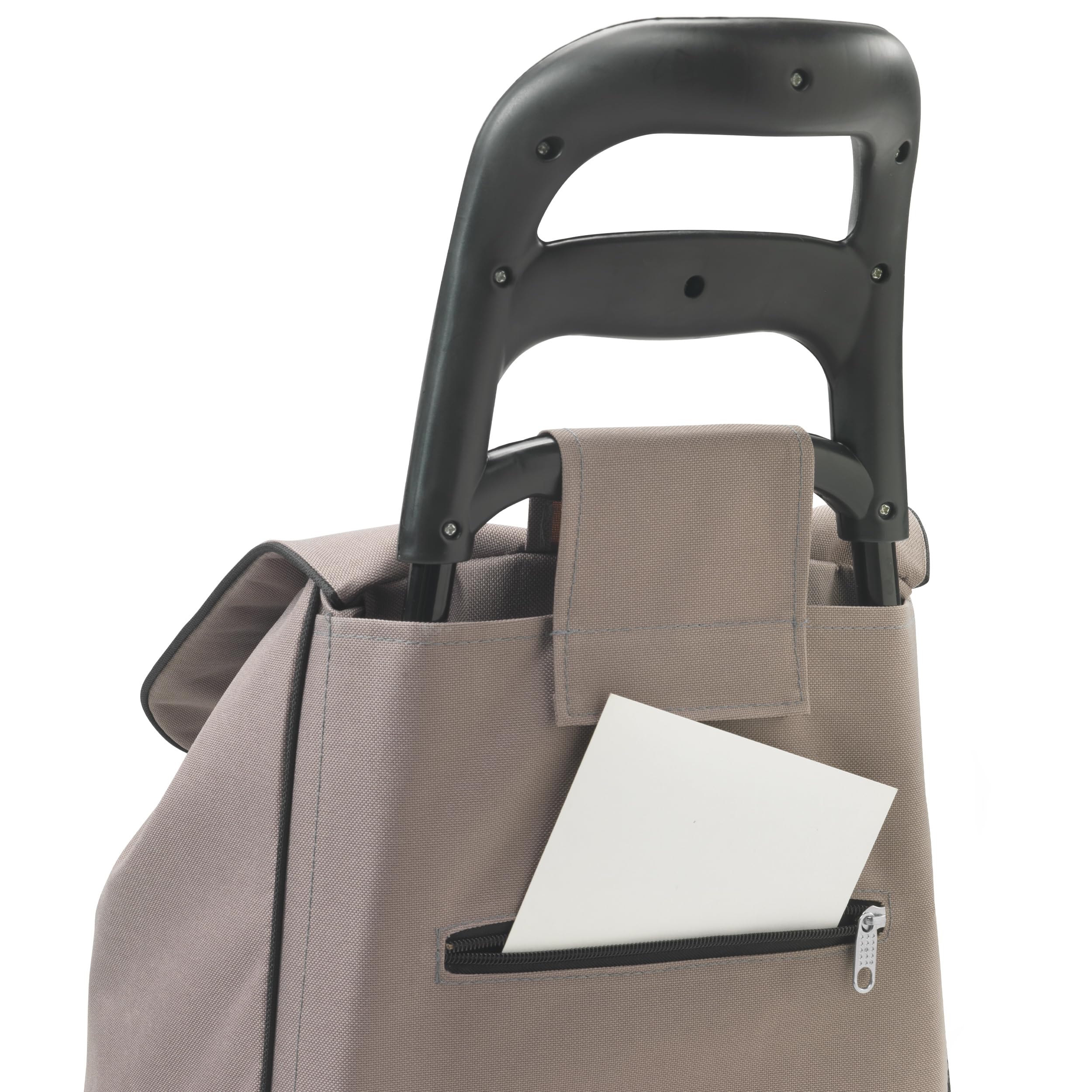 Metaltex Krokus - Trolley per la spesa, 50 l, con borsa frigo, borsa rimovibile