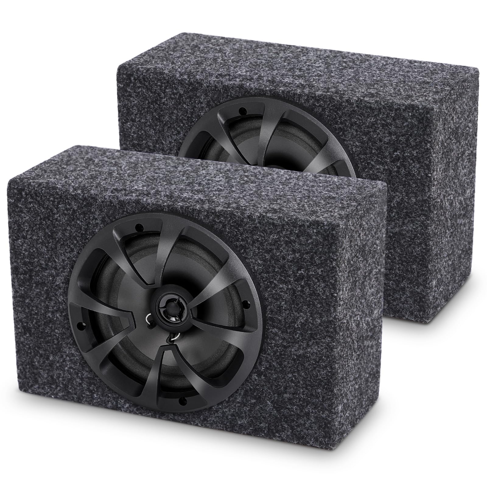 The Best Box For Car Speakers of 2026 for Every Budget 2-Way Coaxial Car Audio Speakers with Speaker Box Enclosures Set Sturdy Constructed Car Stereo and Sound System Accessories Portable Audio Equipment for Vehicles(Separate,6.5 100 W)