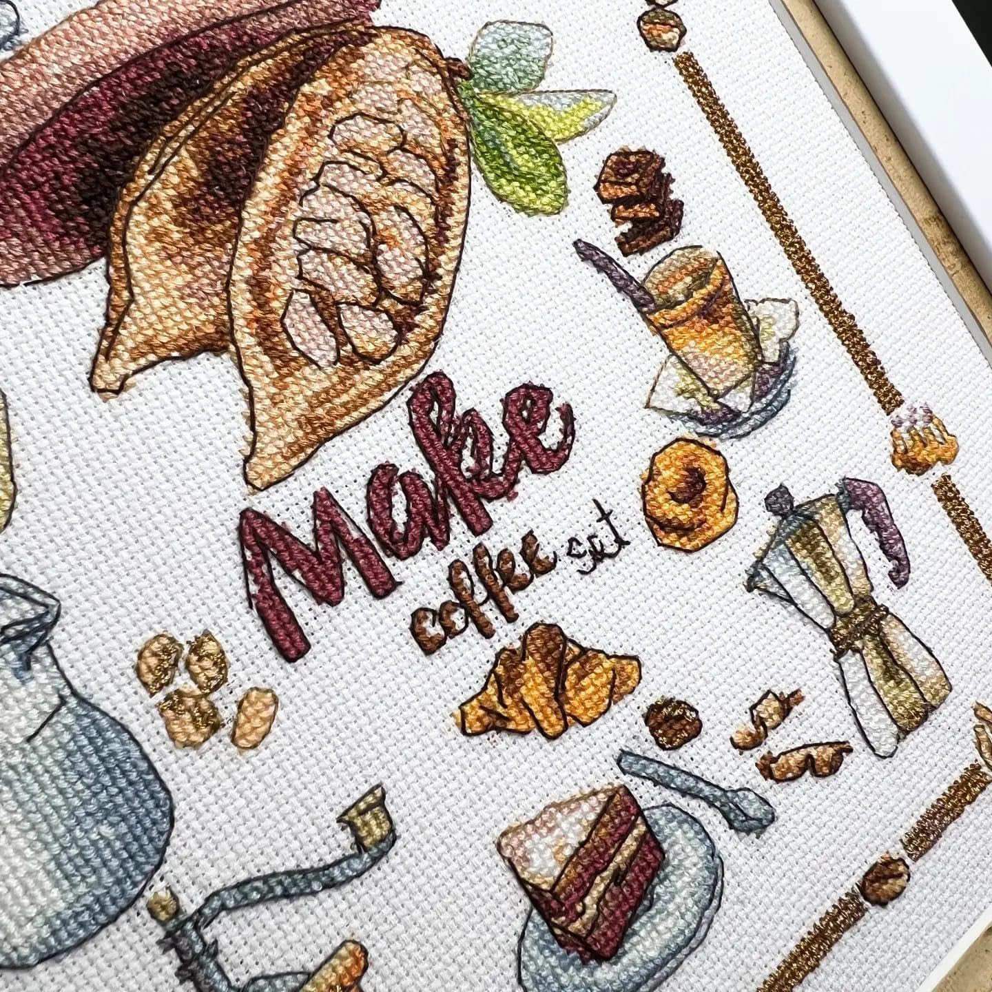 Charivna Mit Cross-Stitch kit M-495C "Delicious Stories"