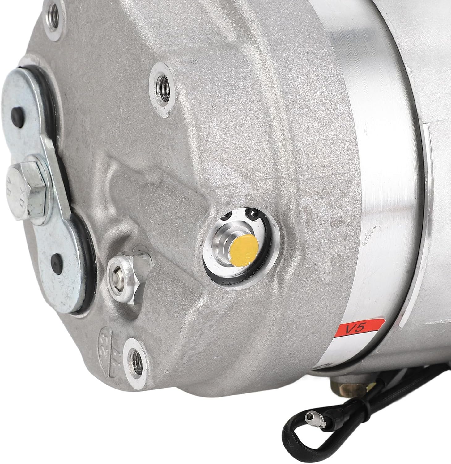 Excavator Air Conditioning Compressor Heavy Duty Alloy Steel 700651 AC Compressor Replacement Direct Fit for DH55 DH60 12V Excavators