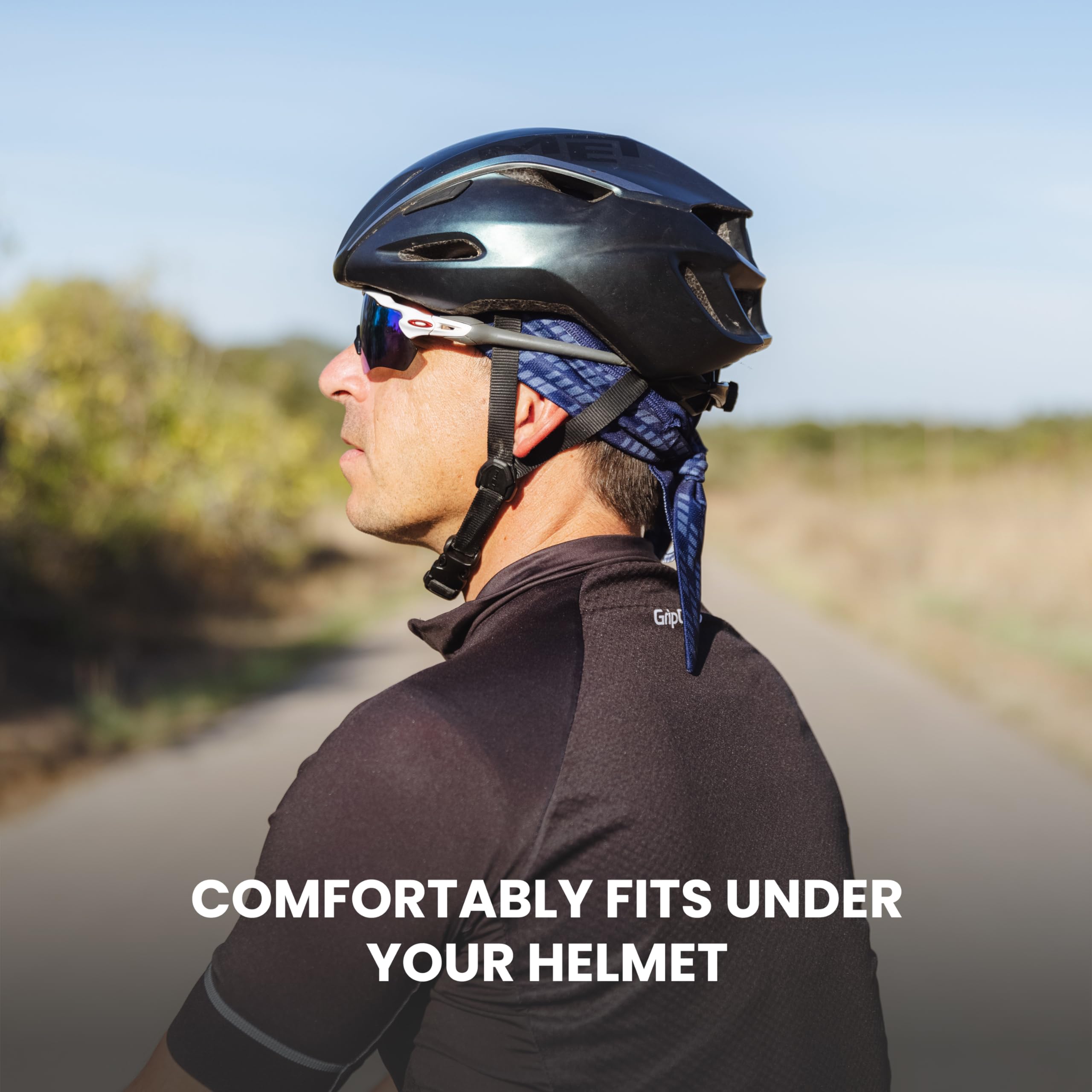 GripGrab chusta bandana Uniseks Gripgrab Bandana Multifunktionales Sommer Sport Kopftuch Dünne Leichte Unterhelm Fahrrad Schweißschutz Uv Schutz Mütze
