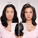 Sèche-cheveux L'ANGE HAIR Le Volume Elevé 65MM 2-en-1 Brosse en titane | Séchage et coiffage | Baril en forme de goutte unique | 3 réglages de chaleur | Flux d'air ventilé à 360° | Technologie ionique pour un coiffage sans frisottis (Rose)
