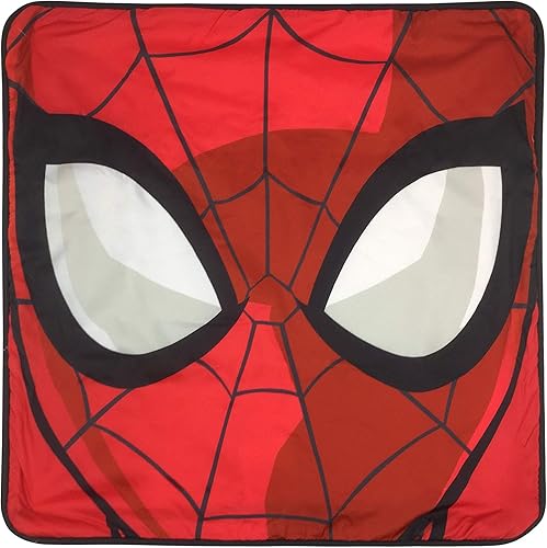 Vista 2 de Jay Franco Marvel, funda de almohada decorativa Cara de Spiderman