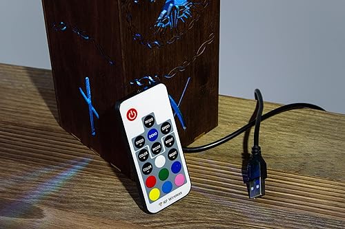 Miniatura 9 de Yggdrasil Tree Of Life Lamp, Norse Style Handmade Lantern