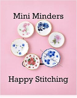 Mifoci 십자수 인증 니들 마인더 자석용 세라믹 티플레이트 니들 마인더 자석 6개, 자수 바느질 홀더 바느질 액세서리