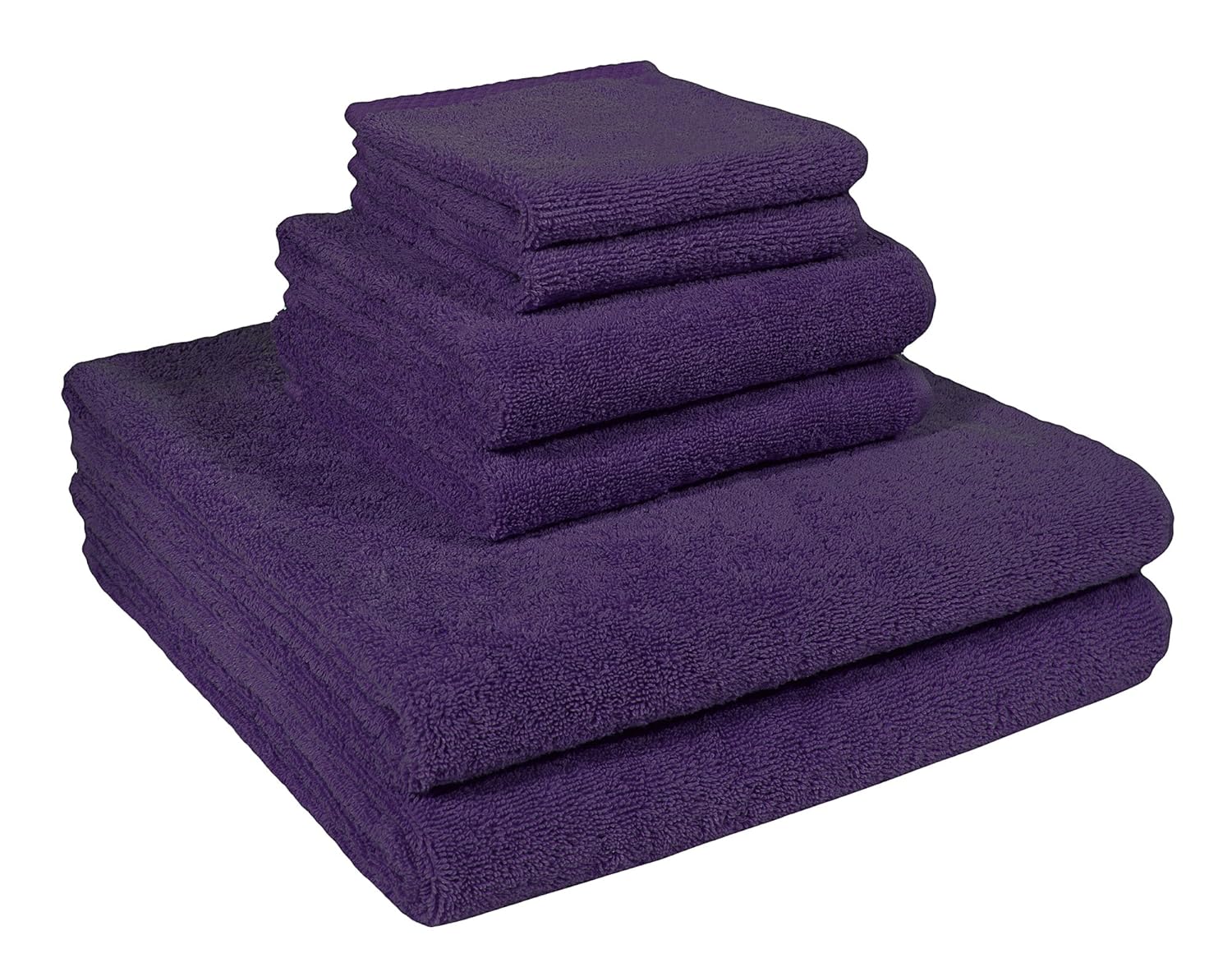 Home and Plan Quick Dry 100 Turkish Cotton Towels 6Piece Set, 2