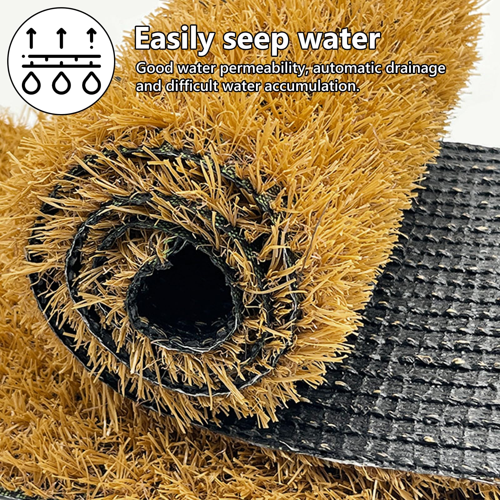 GOMETY Lot de 8 tapis de nid de poulet - 30 x 30 cm - Tapis en coco - Inserts de nichoir pour poulets - Lavable - Imitation herbe simulée - Protection pour nids et petits animaux