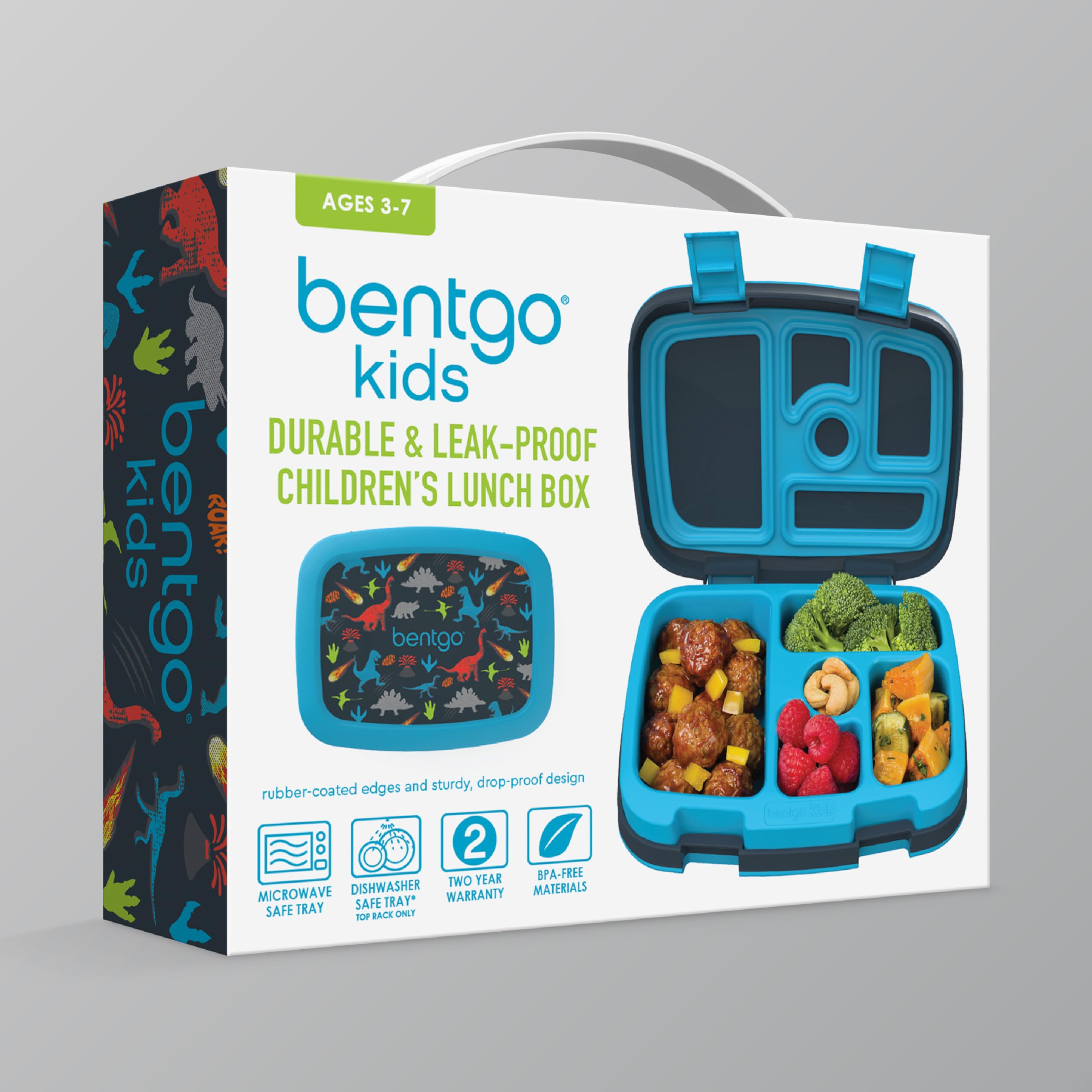 Leak-Proof 5-Compartment Bento-Style Kids Lunch Box W61630