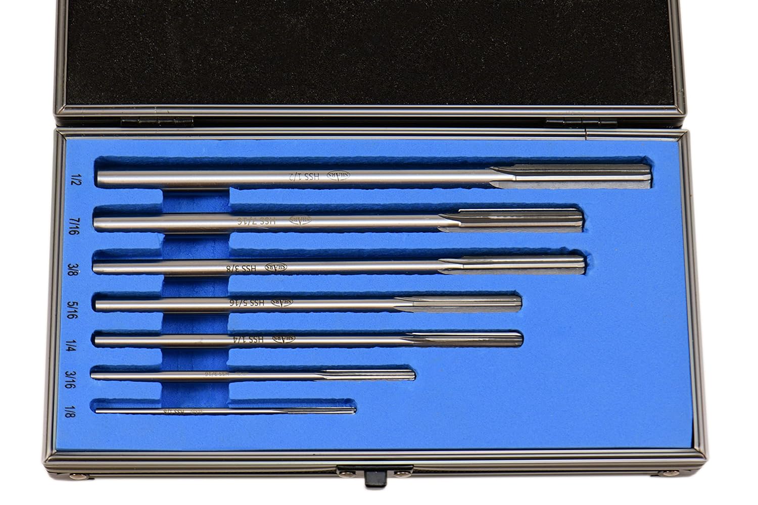 SHARS 1/8-1/2" HSS Chucking Reamer Set 404-7328 S