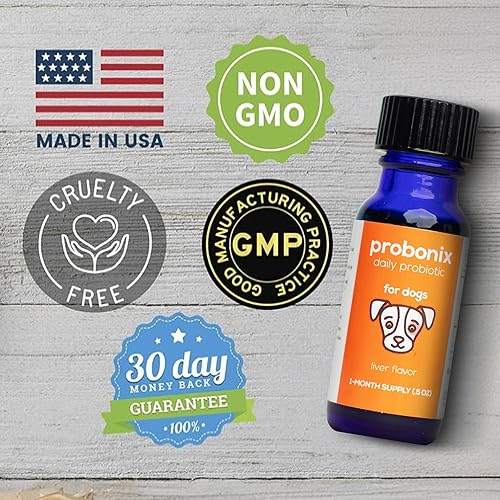 Miniatura 3 de Humarian Probonix - Probióticos líquidos para perros  Gotas probióticas para perros de 8 cepas para fortalecer la salud intestinal canina, la salud