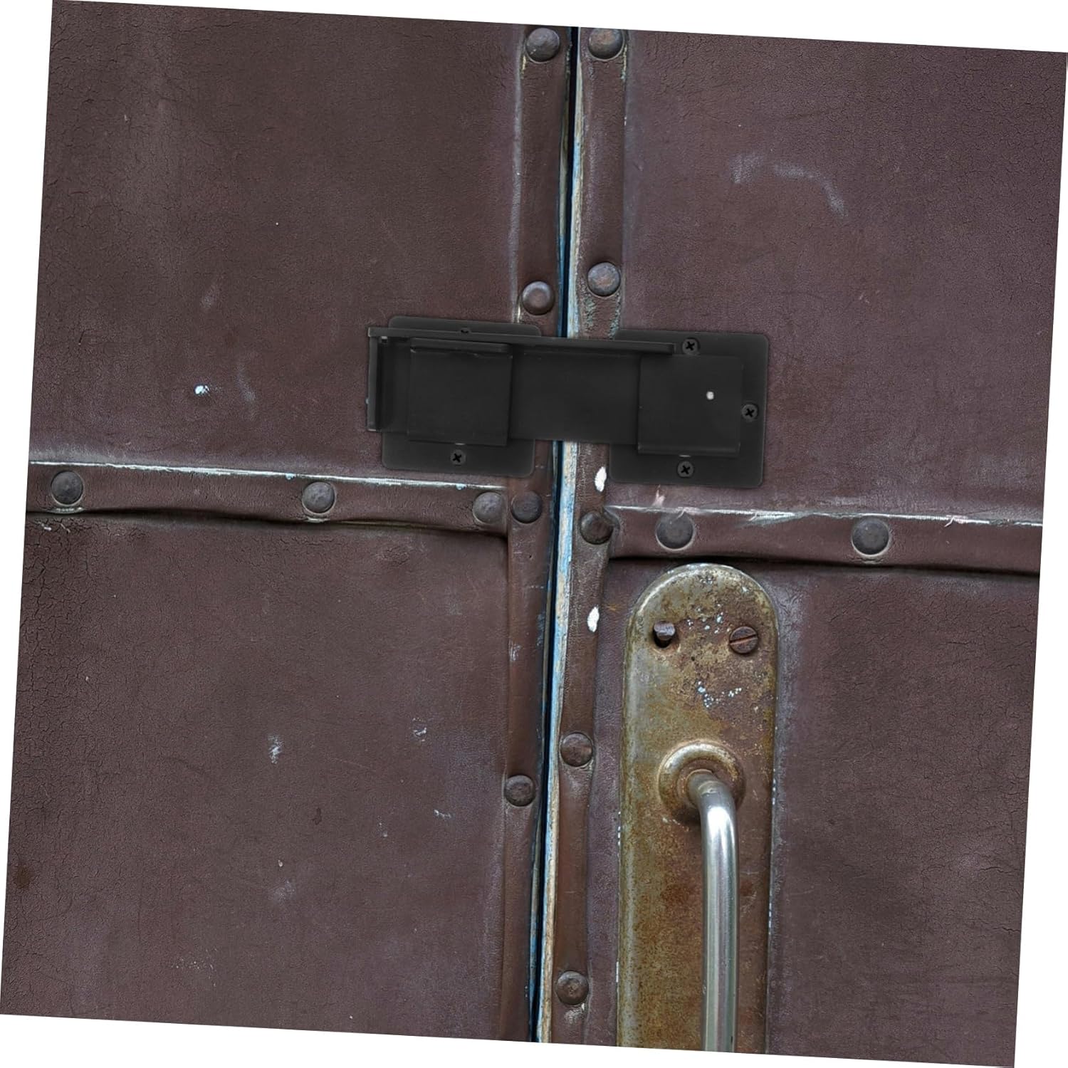 Extra Tall Pet Gate Latch Heavy Duty Flip Door Lock with Padlock Holes Easy Install for Barn and Shed Doors