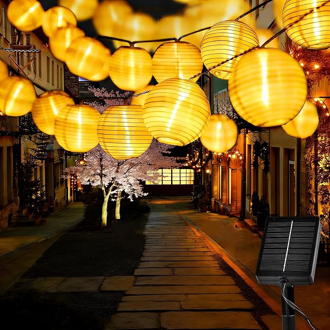 Dankeled Solar Powered Outdoor Lanterns: Weatherproof and Versatile