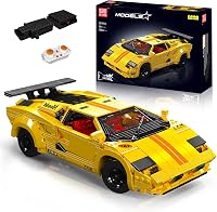 Mould King 13195H Technic Sportautó Építőkocka Szett, 1384 Darabos Távirányítós Versenyautó Modell, DIY Autó Játék 14+ Éveseknek 1