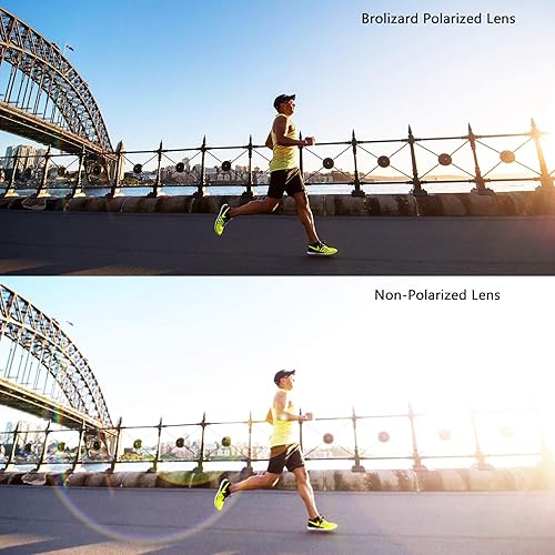 Miniatura 3 de BroLizard Lente polarizada de repuesto para lentes de sol Oakley Flak XS OJ9005, Negro (Solid Black Polarized), Flak XS