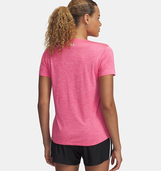 Under Armour Women's UA Tech™ Twist V-Neck Short Sleeve Tech SSV- Twist Mujer (Pack de 1) - 4