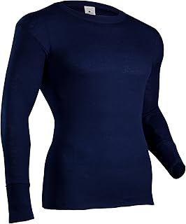 Men's Performance Rib Knit Thermal Underwear Crew Top