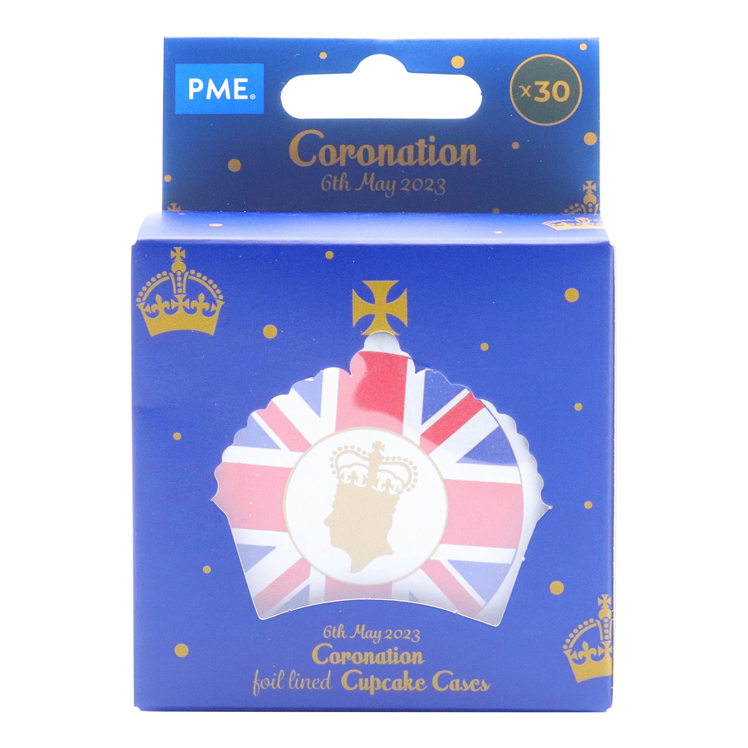 PME Coronation foil-Lined Baking Cases, Pack of 30