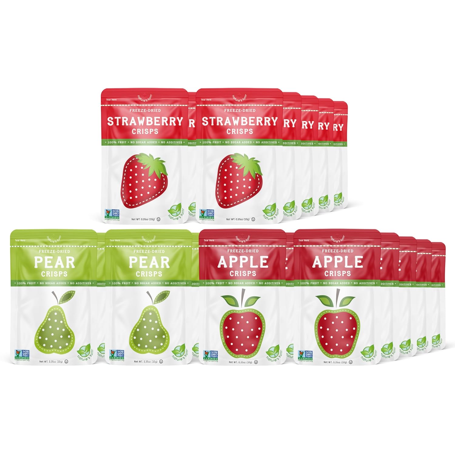Nature's Turn Freeze-Dried Fruit Snacks Variety Pack