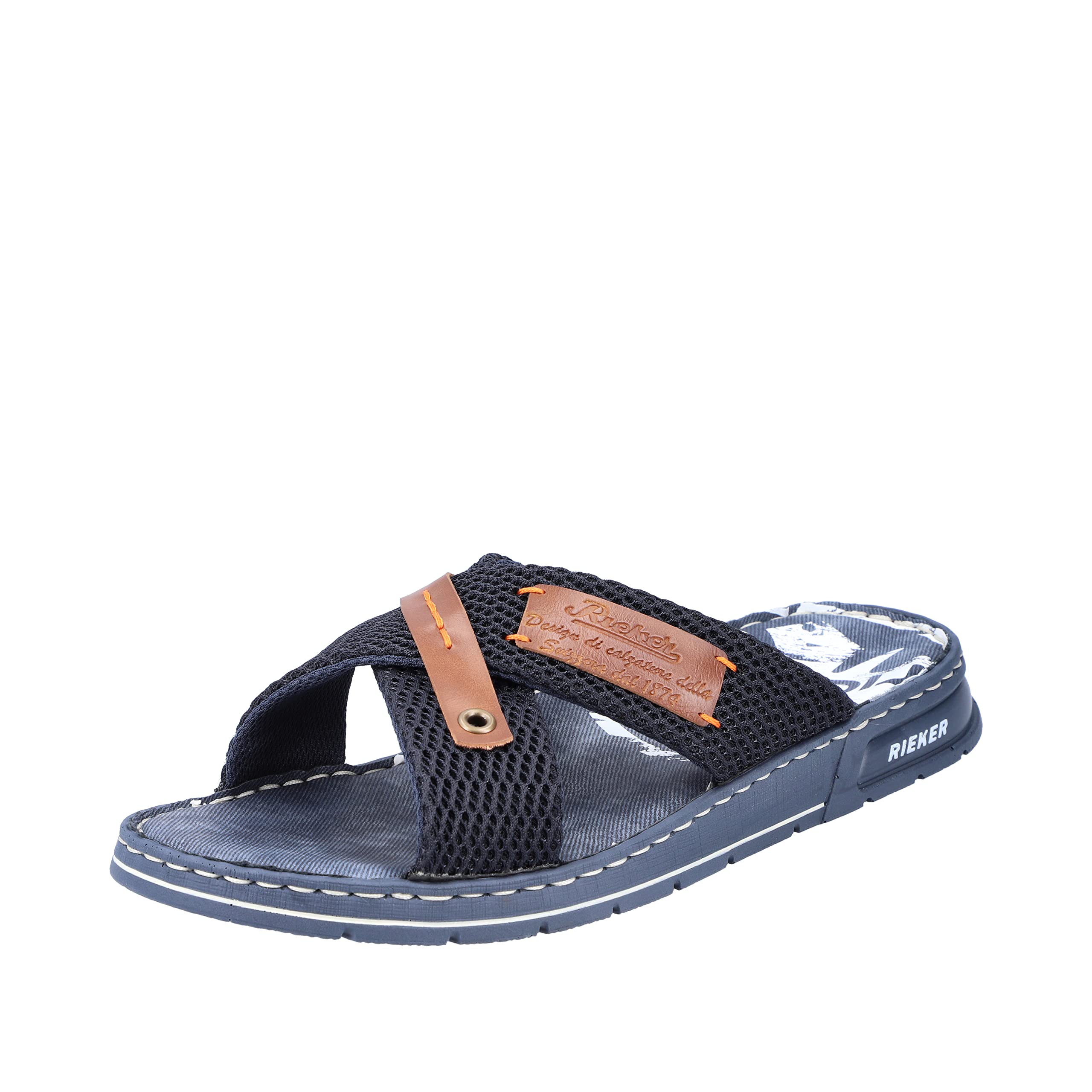 Rieker 21239, Mule, Blau,