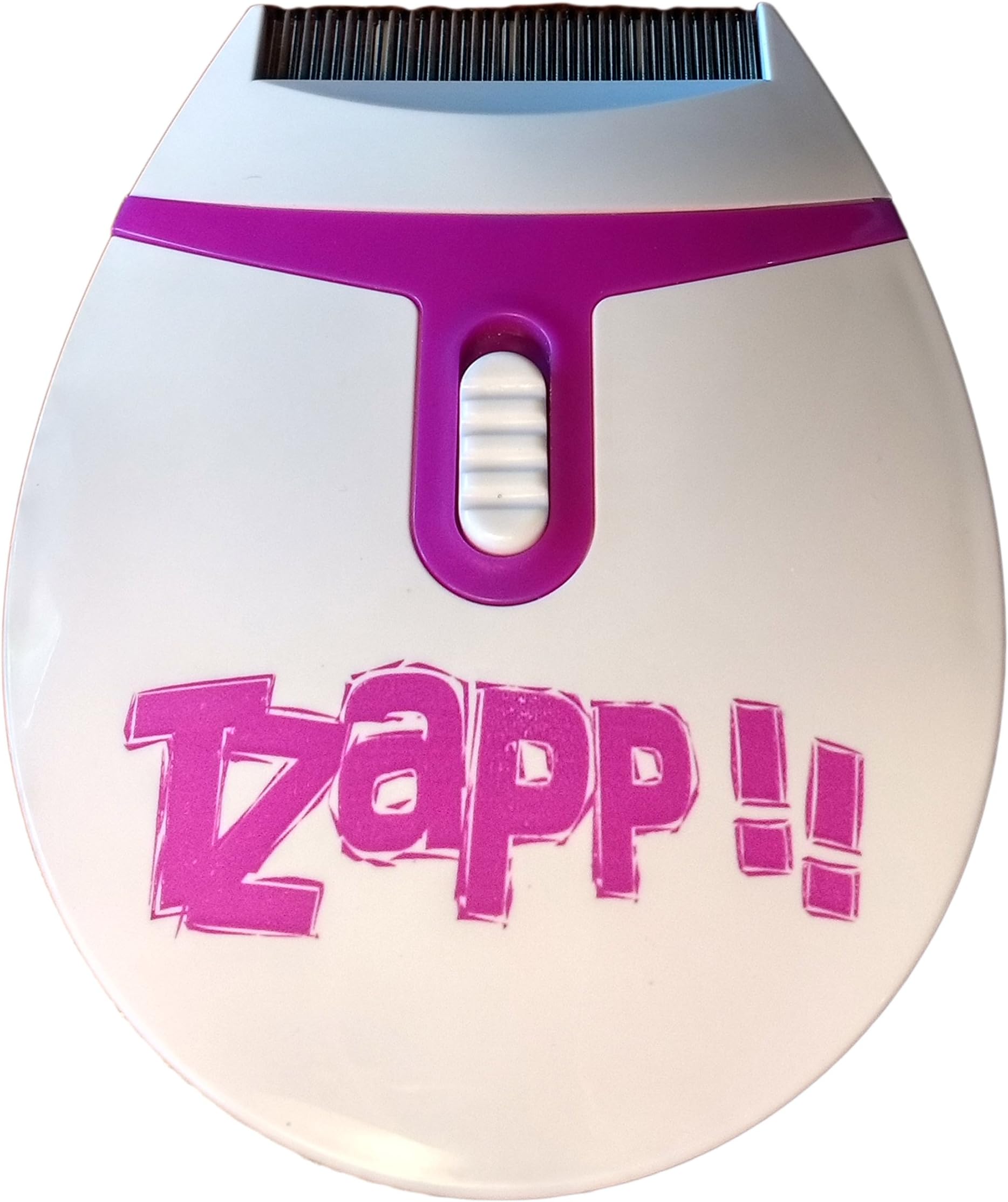 Electric Head Lice Nit Comb -Zapper Electronic Tzapp by Epilady 100% Safe Chemical Free Treatment - Really Fast & Easy to Use - Detects & Kills Nits
